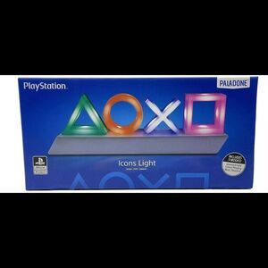 Sony Playstation PS5 Logo Icons Light 3 Modes Music Reactive Official Paladone